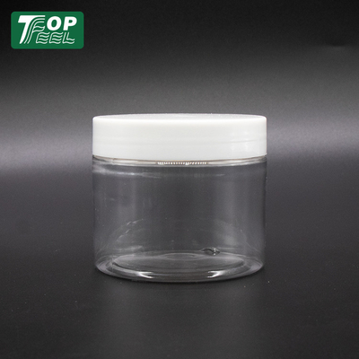 Plastic Empty Body Scrub Jars Custom 250ml Pp Gold Lid For Cosmetic