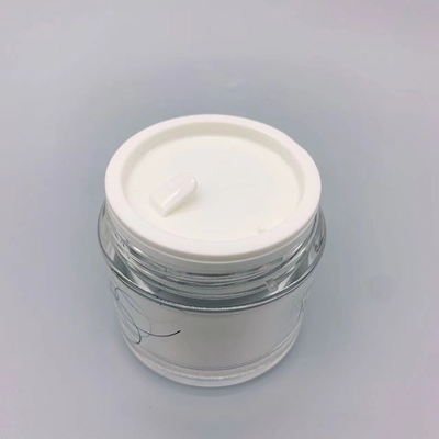 Cylindrical Mask Aloe Vera Cream 10g PP Plastic Jars With Scoop