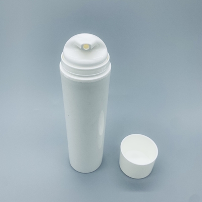 UK Plastic Airless Cosmetics Vacuum Packaging Bottle 100 150 200 Ml