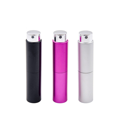 10ml Refined Oil  Plastic Case Glass Liner Perfume Spray Pump Separated