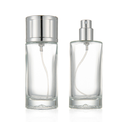 50ml Perfume Spray Pump Round Clear Glass Perfume Bottle