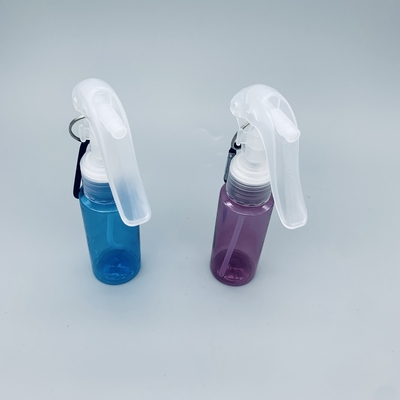 60ml Colorful Empty Cosmetic PET Bottle Alcohol Spray Bottle