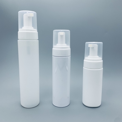 Disinfection PE Plastic Bottle Round Shape White blue translucent