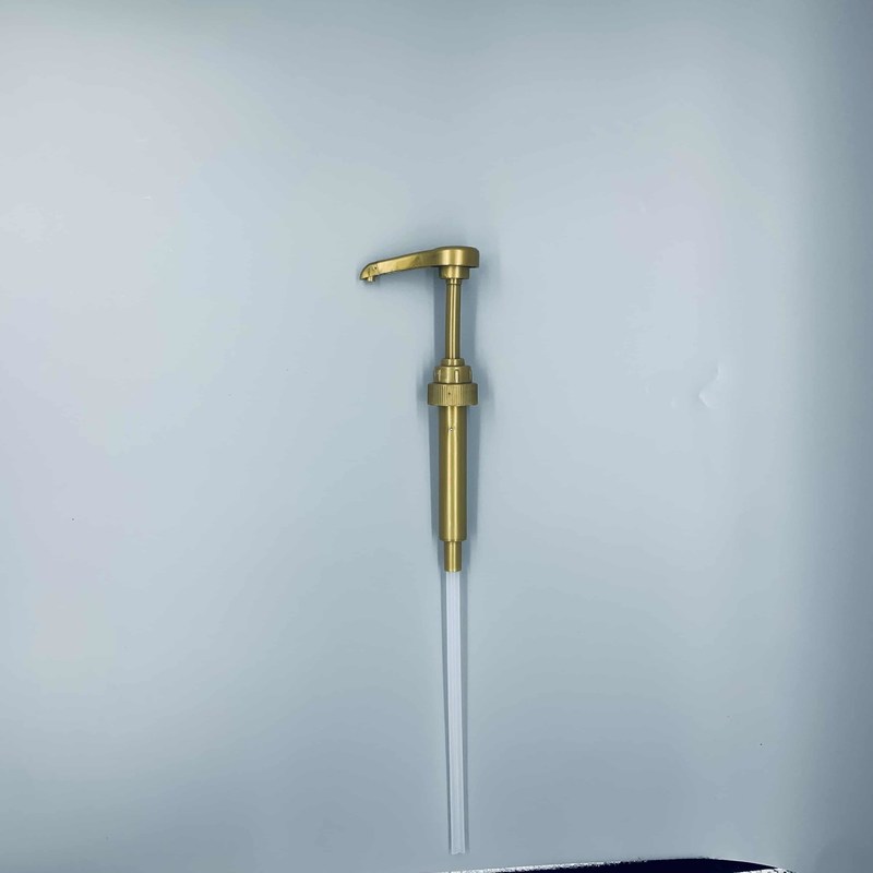 UK10 28 400 yellow plastic food syrup distributor pump soy sauce pump