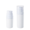 Acrylic White Serum Matte PP Silver Airless Pump Bottle 30ml 50ml
