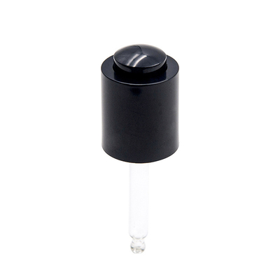 18 415 Black Dumb Face Plastic Bottle Dropper Pressing