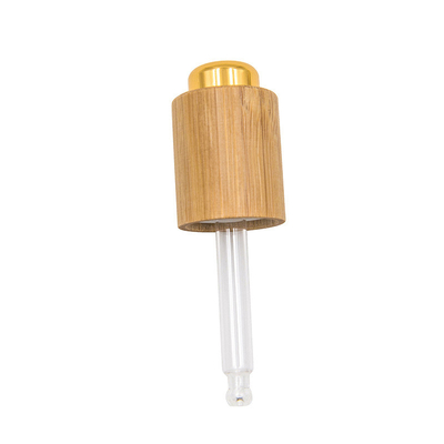 13 415 Natural Bamboo Wood Pressing Glass Dropper Oil Bottle Lid