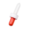 0.25ml Red Head Plastic Bottle Dropper Pipette Packaging