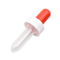 0.25ml Red Head Plastic Bottle Dropper Pipette Packaging