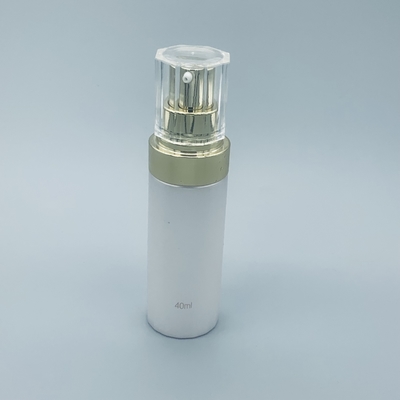 Gold Transparent Cosmetics Airless Pump Dispenser For Essence Butter Essential Oil