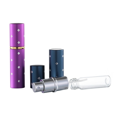 Plum Dot Drill Anodized Little Perfume Bottles 10ml