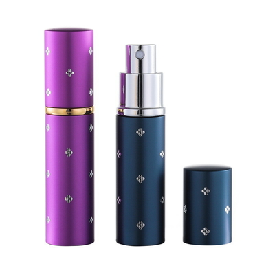 Plum Dot Drill Anodized Little Perfume Bottles 10ml