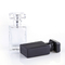 30ml Perfume Spray Pump Clear Black Aluminum Glass