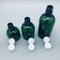 Dark Green Empty Wholesale 50ml 100ml 150ml Round Custom Shampoo Bottle PET Cosmetic Plastic Pump Bottle
