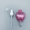 Mini Heart Leaf Shape Cosmetic PET Bottle Hand Sanitizer With Keychain