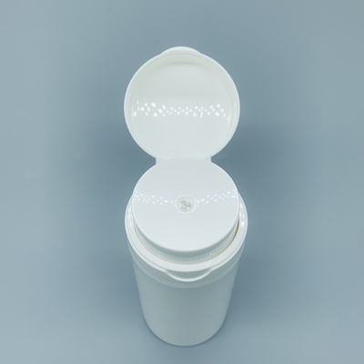 Plastic White PP Airless Bottle For Cosmetic Packaging 50ml