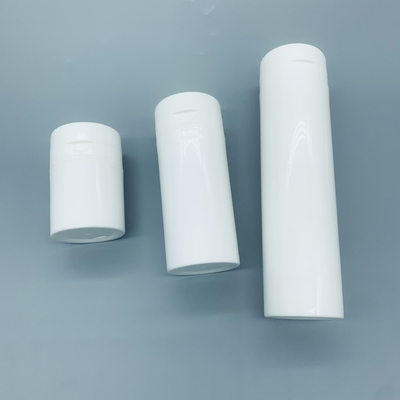 Plastic White PP Airless Bottle For Cosmetic Packaging 50ml