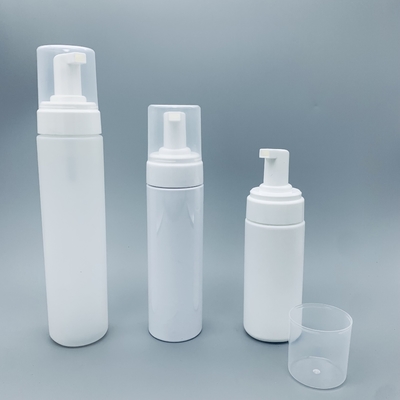 Disinfection PE Plastic Bottle Round Shape White blue translucent