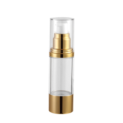 AS cover cosmetics in plastic vacuum bottles Acrylic Airless Bottle