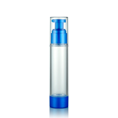 Anodized aluminum head cap vacuum bottle cosmetics in 15ml 20mlALUM plastic vacuum bottle