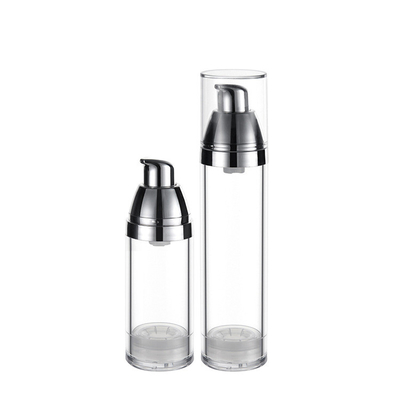 Skin care packaging bottle 30ml 50ml 75ml full plastic vacuum emulsion bottle