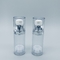 Silver transparent cosmetic packaging lotion essence PP airless lotion pump bottle