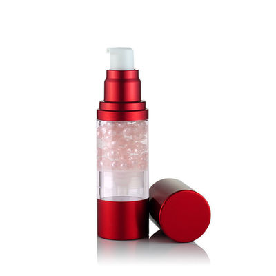 Vacuum cosmetics bottle, 15ml 20ml 30ml 50ml vacuum pearling essence bottle